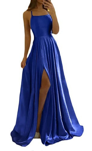 Women Bridesmaid Dresses Sexy Slit Prom Evening Dresses（Processing time need 3-6 days） 11