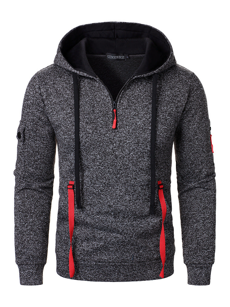 Men's Hoodies Zipper Pocket Sports Casual Hoodies 8