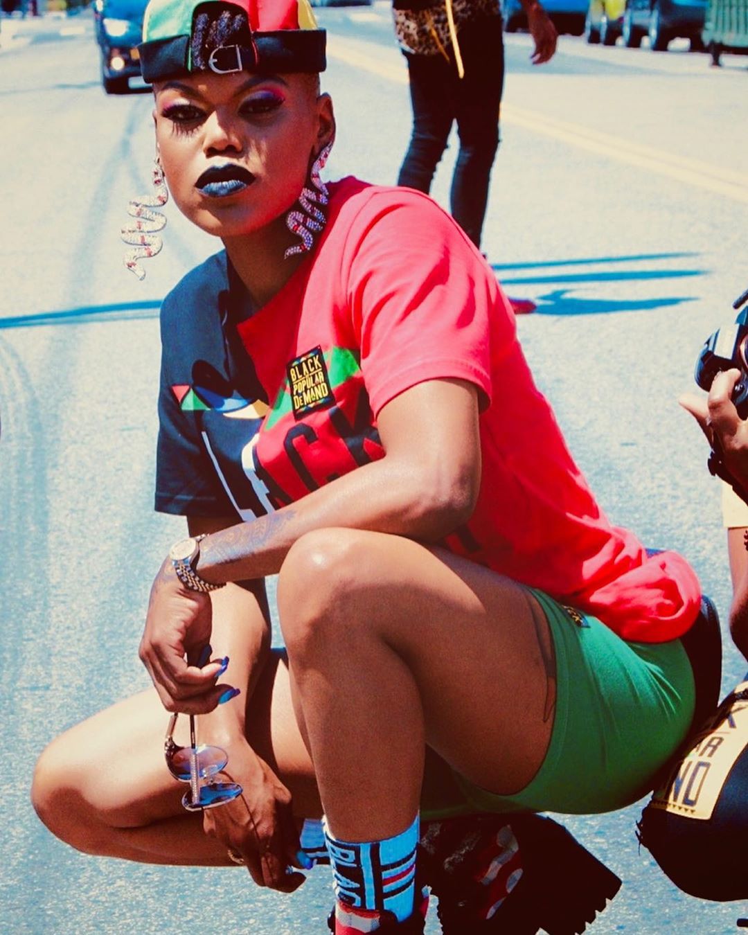 Women's Summer Street Fashion Letter Print Fashion Casual Two Piece Shorts Set 3