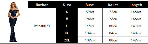 Sequined Fishtail Long Evening Dress 8