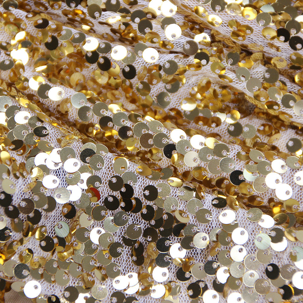 Women Sequin Formal Party One-shoulder Dress 18