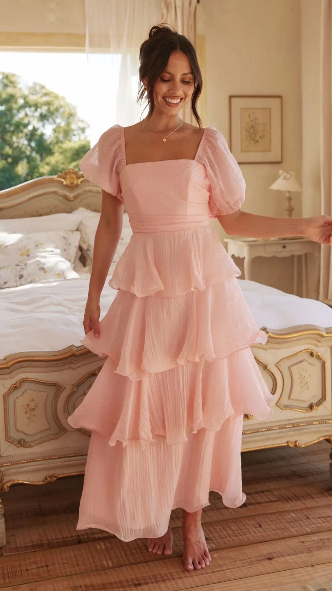 Sexy Summer Fashion Strapless Low Back Cake Dress 3