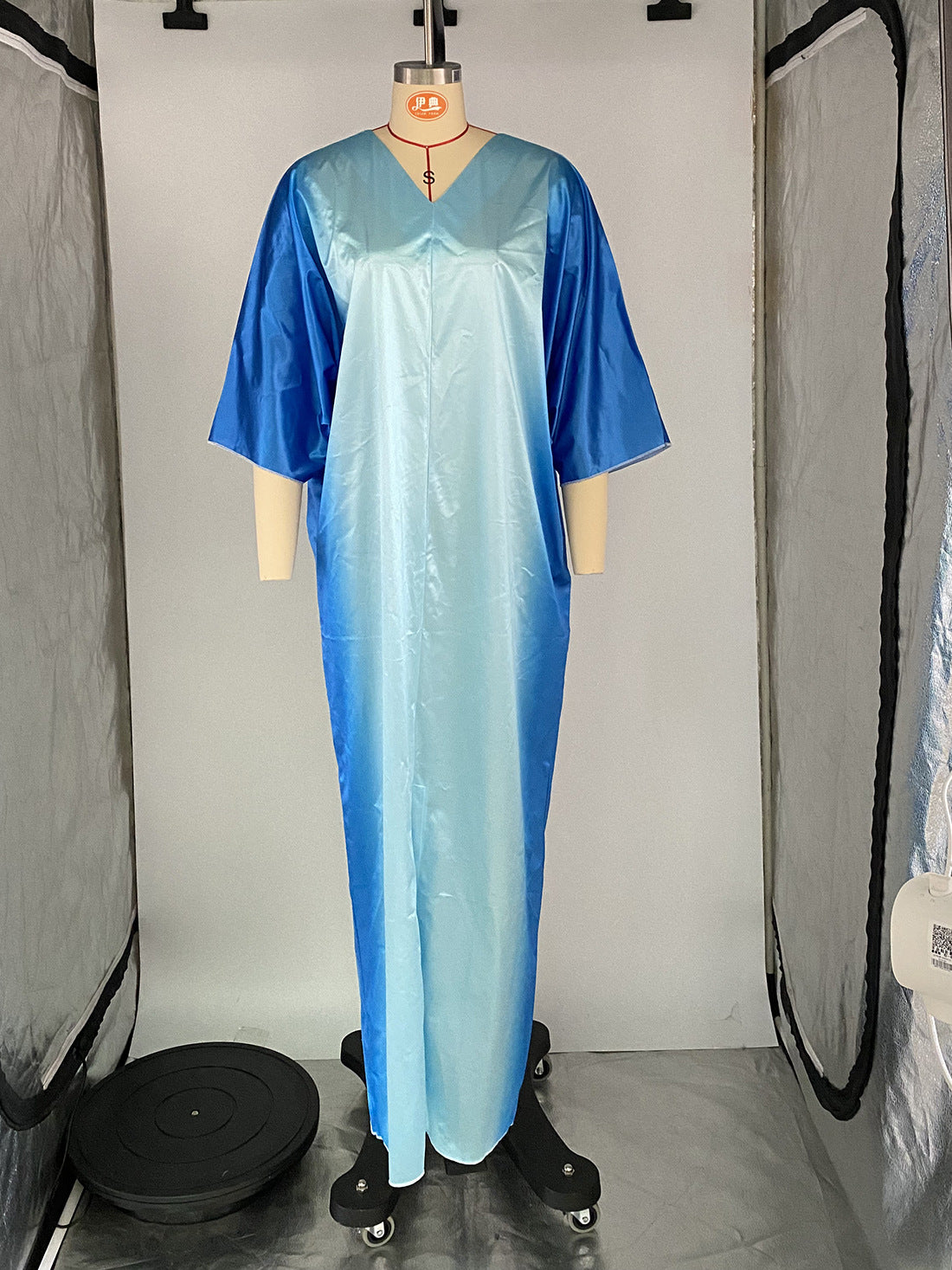 Women's Summer Gradient Print Loose Dress 9