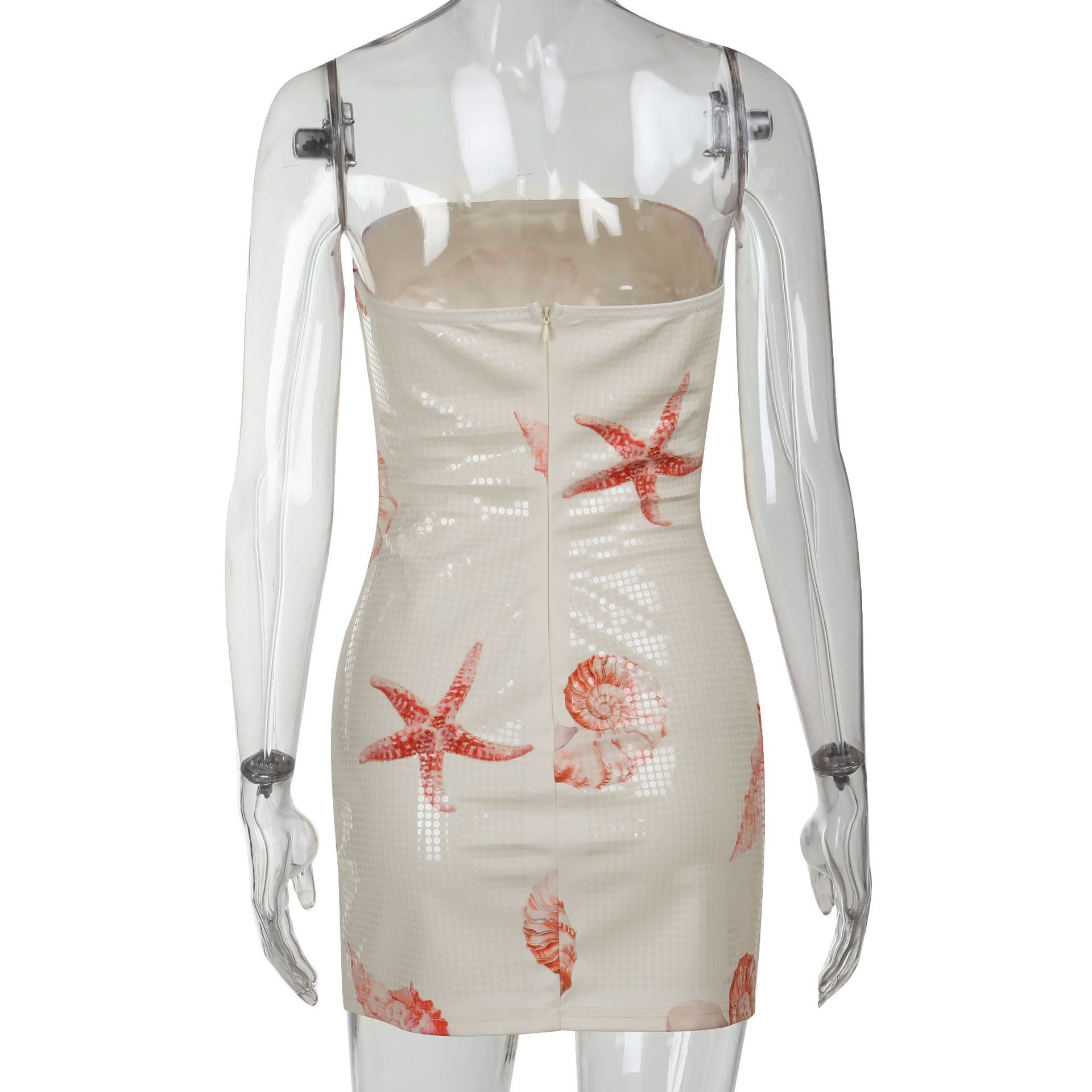 Women Strapless Summer Off Shoulder Dress 13