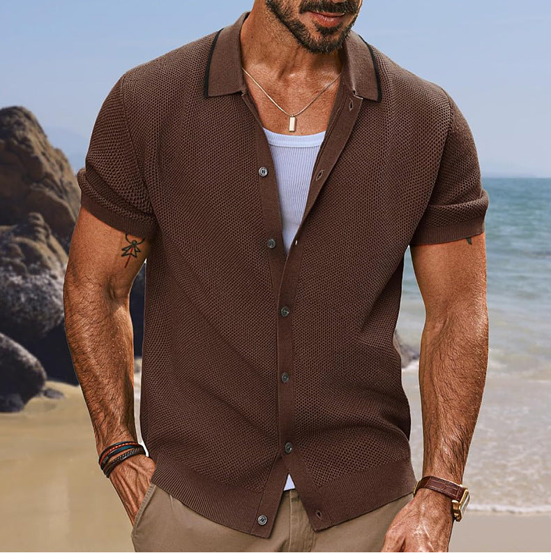 Men's Summer Short-sleeved Polo T-shirt 4