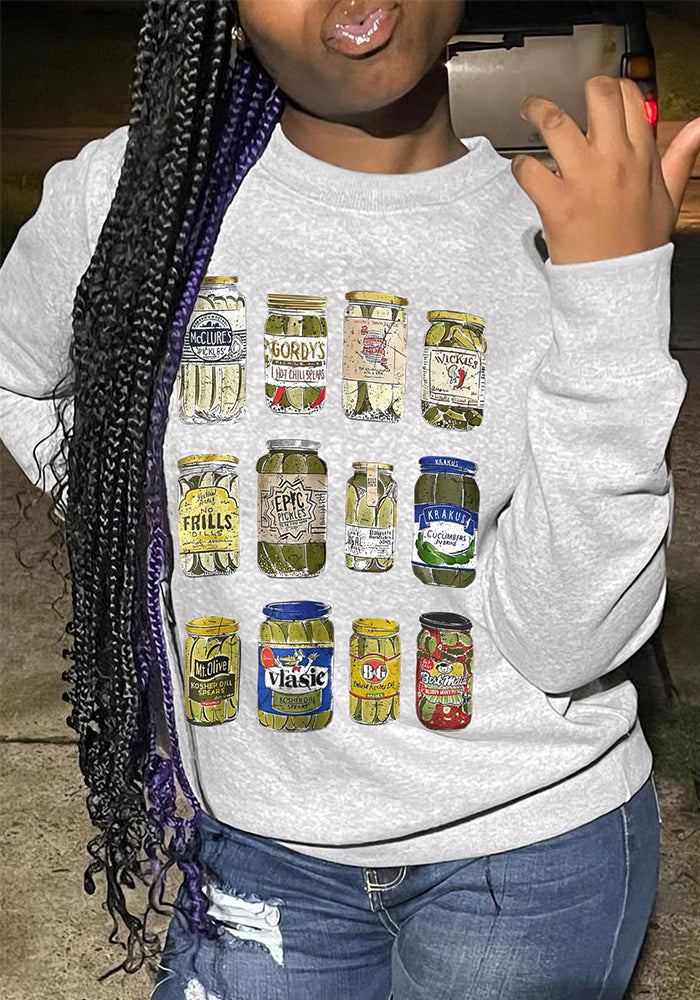 American Trendy Men's And Women's Round Neck Long Sleeve T-Shirt