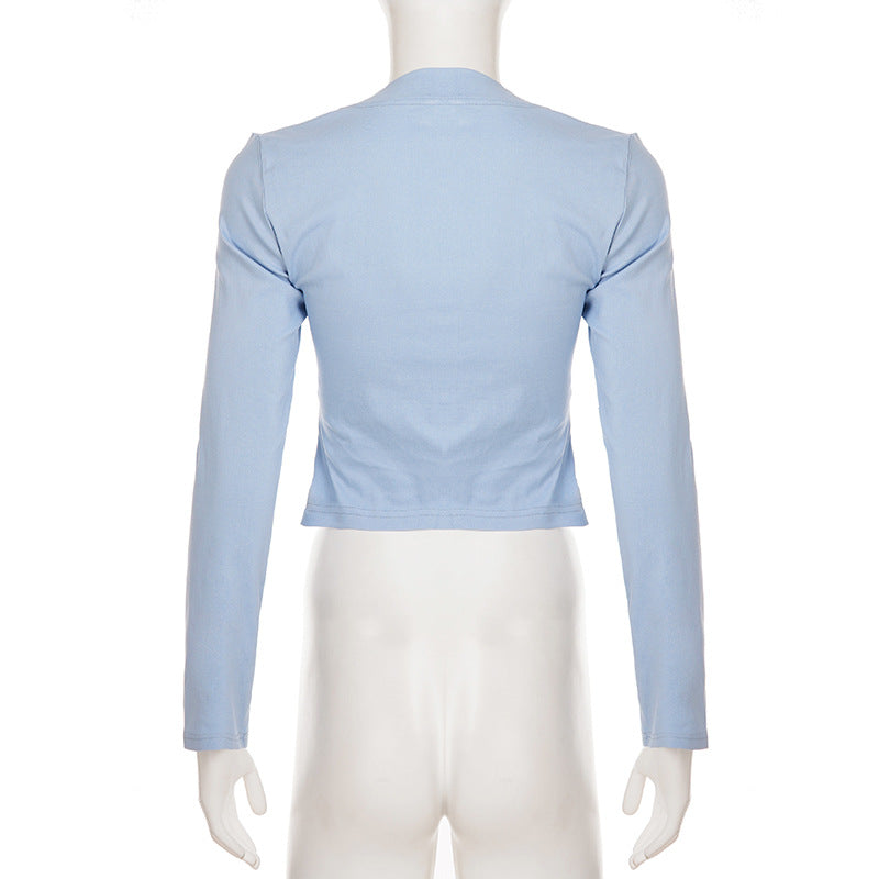 Women Casual Knitting V-Neck Long-Sleeved Zippered Hoodies and Sweatpants Two-Piece Set 13