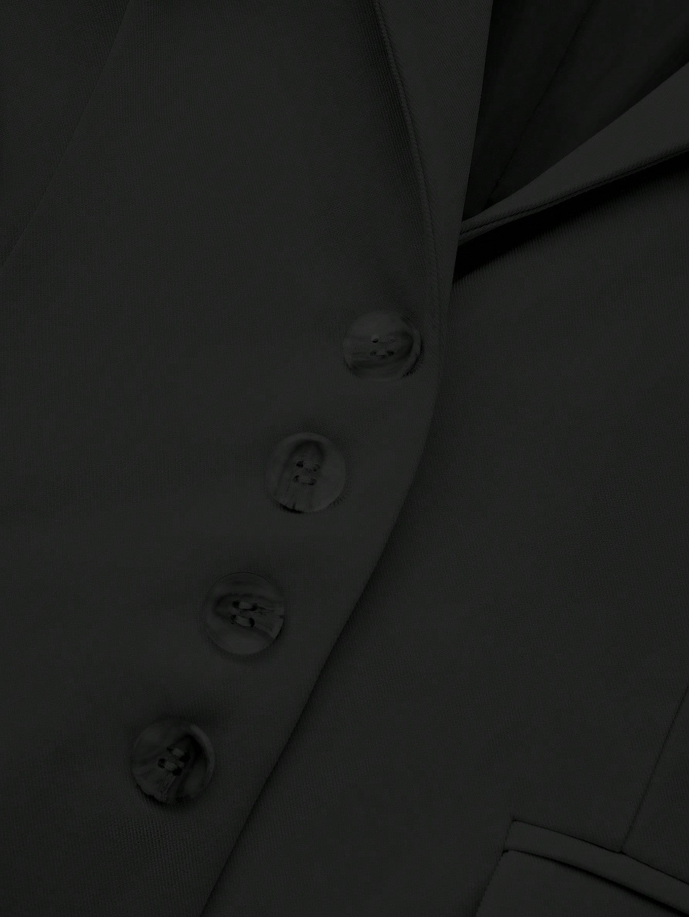 Women Solid Single-breasted Multi-button Turndown Collar Elegant Blazer 13