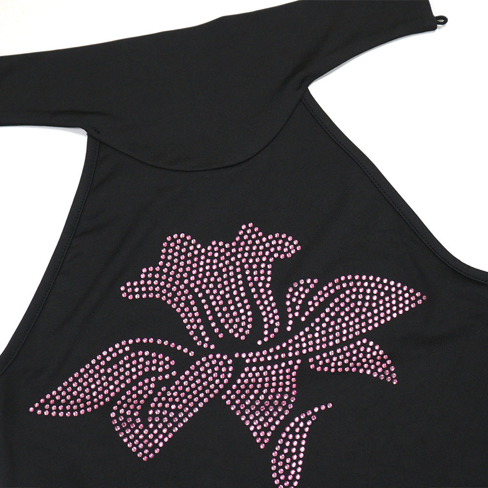 Women Beaded Sexy Bodycon Sleeveless Mini Dress 15