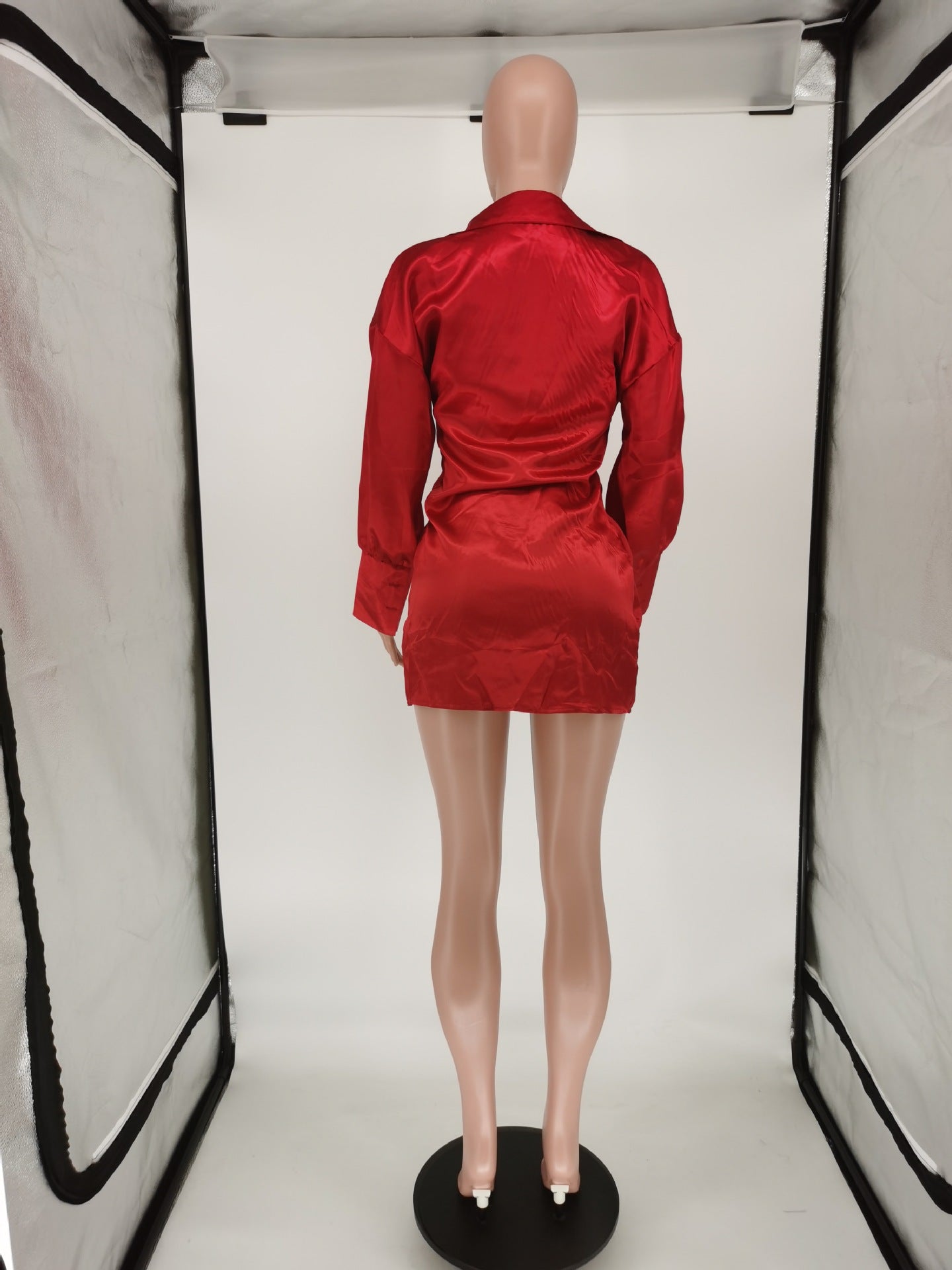 Women's Clothes Sexy Nightclub Deep V Low Cut Dress 30