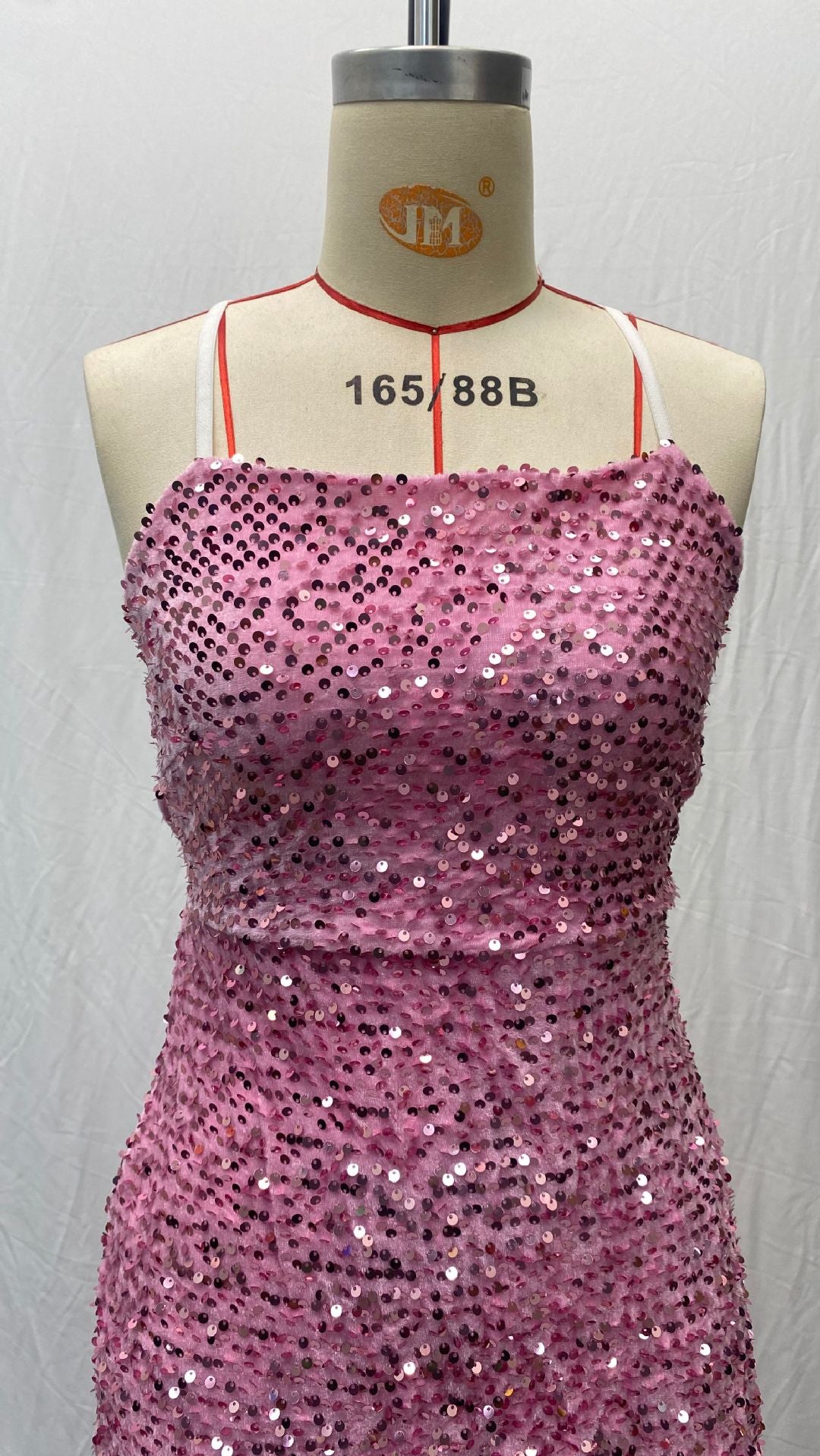 Women French Sequin Backless Bodycon Dress 27