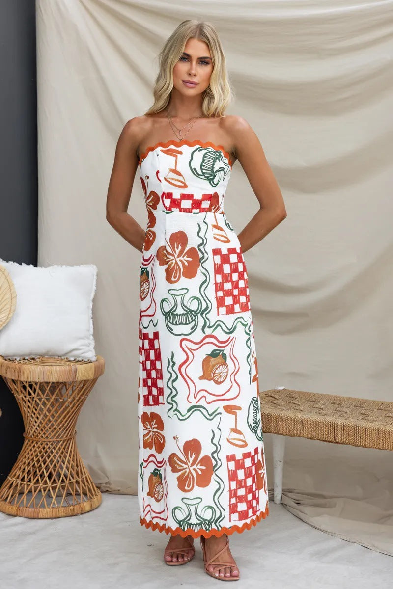 Women Wrap and Gather Casual Holidays Loose Dress 3