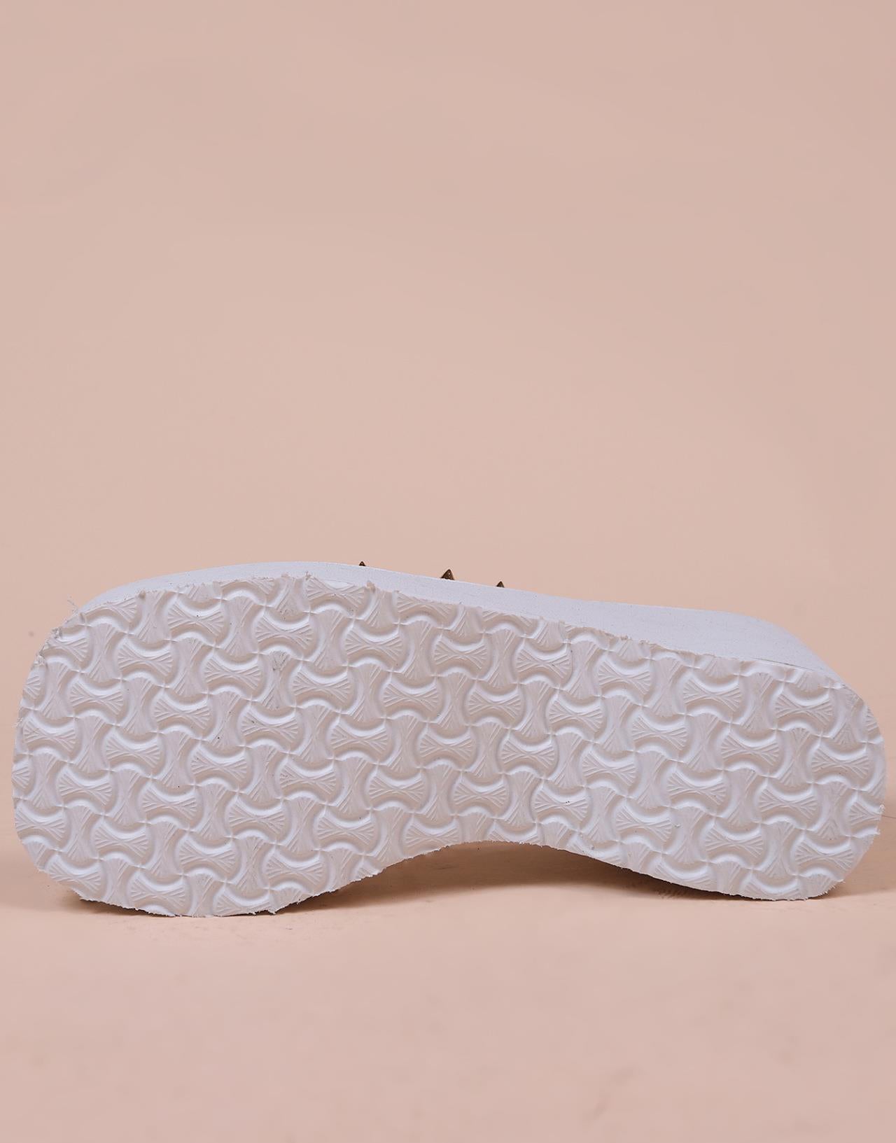 Platform Open Toe Rivet Sandals One-Line Fashion Outdoor Wear Casual Women'S Sandals Plus Size Women'S Shoes 10