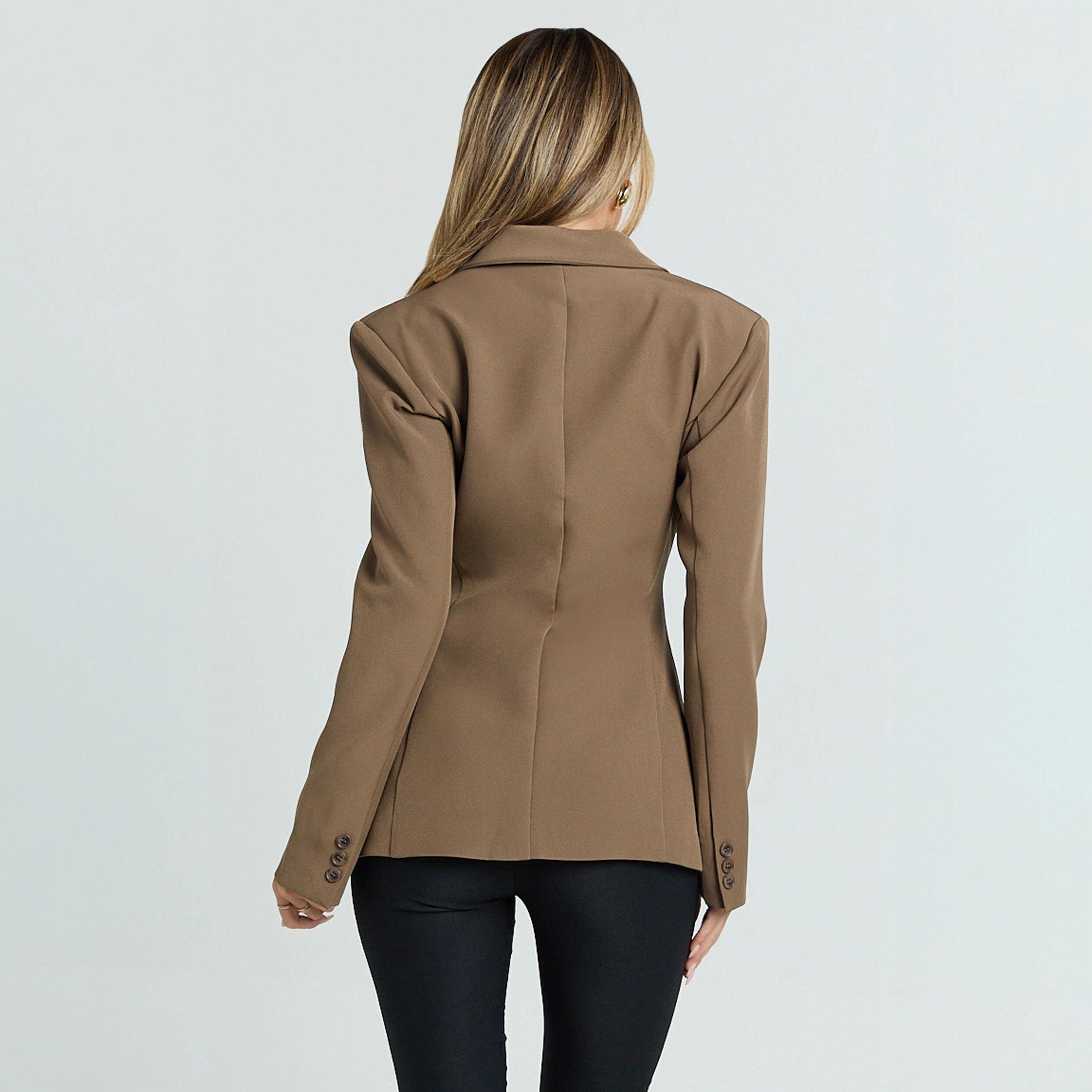 Chic Career Blazer Women’s Casual Slim Fit Jacket 4