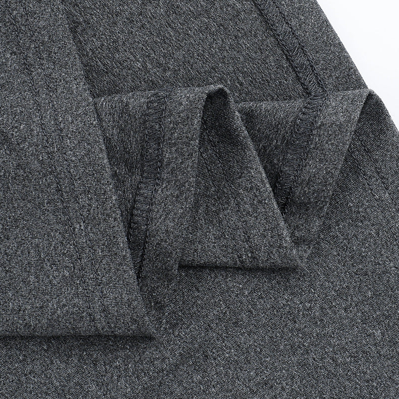 Autumn Solid Color Square Neck Long Sleeve Slim Women Long Dress 18