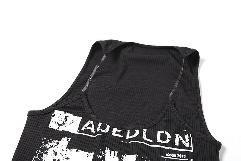 Women's Spring Sleeveless Strap Print Top 12