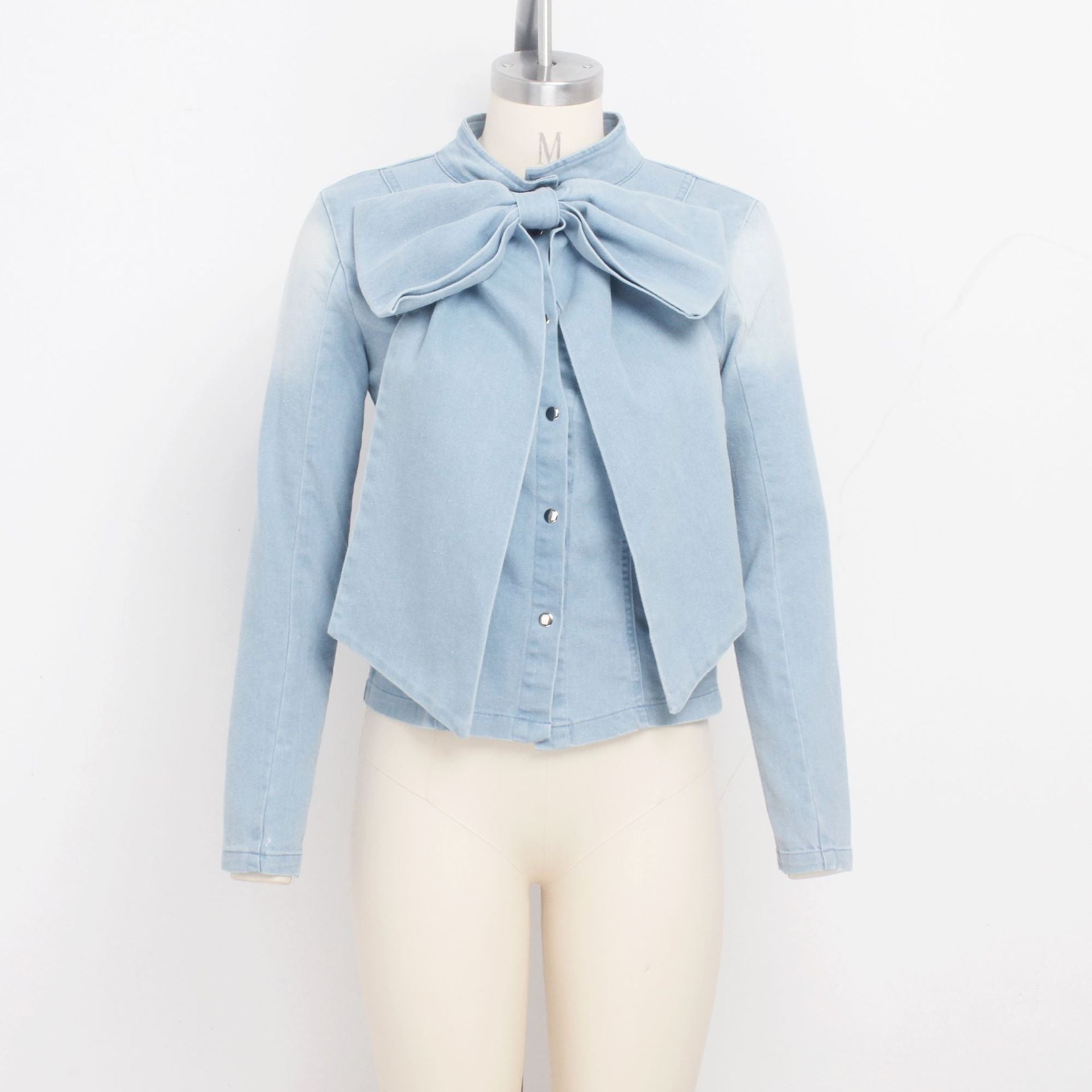 Sexy Fashion Women's Clothing Long-Sleeved Denim Jacket Top 14
