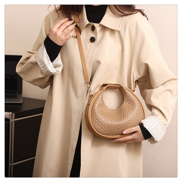 Retro Versatile Simple Diamond Women's Bag Shoulder Handbag 25