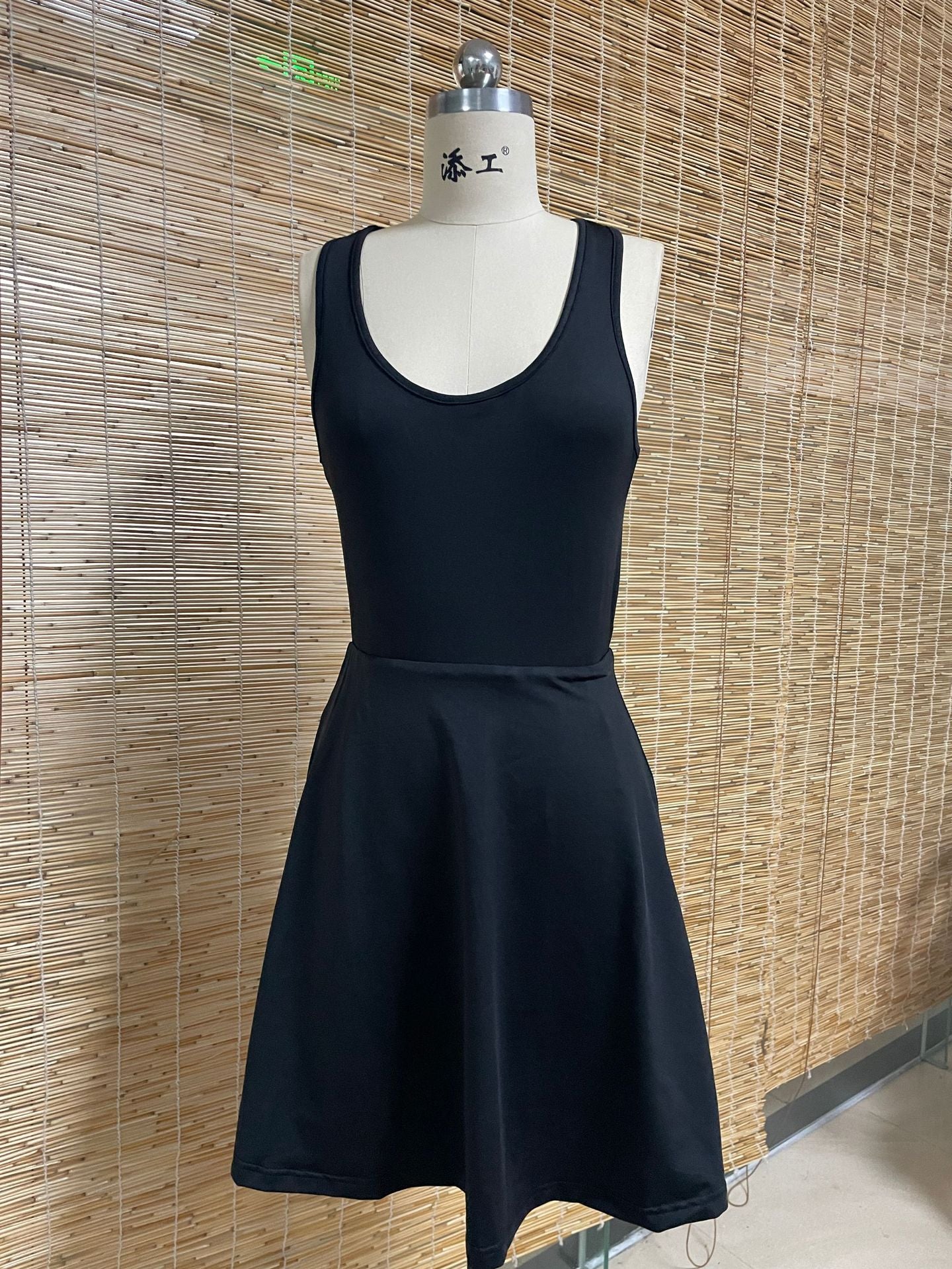 Women's High-Stretch Backless Sports Mini Dress 5