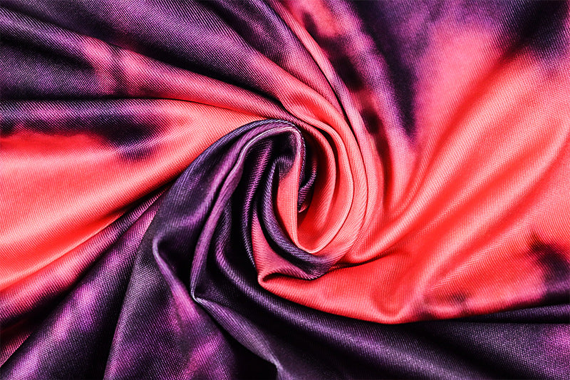 Elegant Printed High Neck Long Dress 16