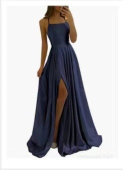 Women Bridesmaid Dresses Sexy Slit Prom Evening Dresses（Processing time need 3-6 days） 17