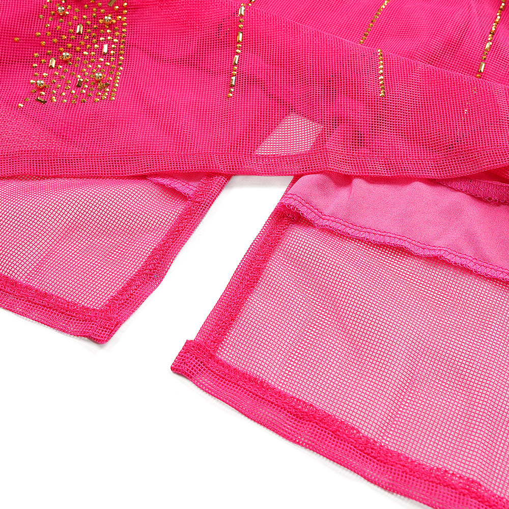 Plus Size Women African Beaded Bodycon dress 16