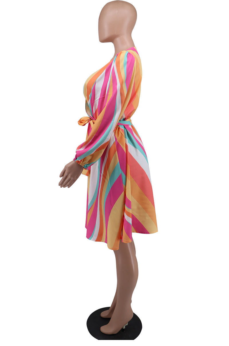 Spring Women's Long Sleeve Fashion Casual Dress 10