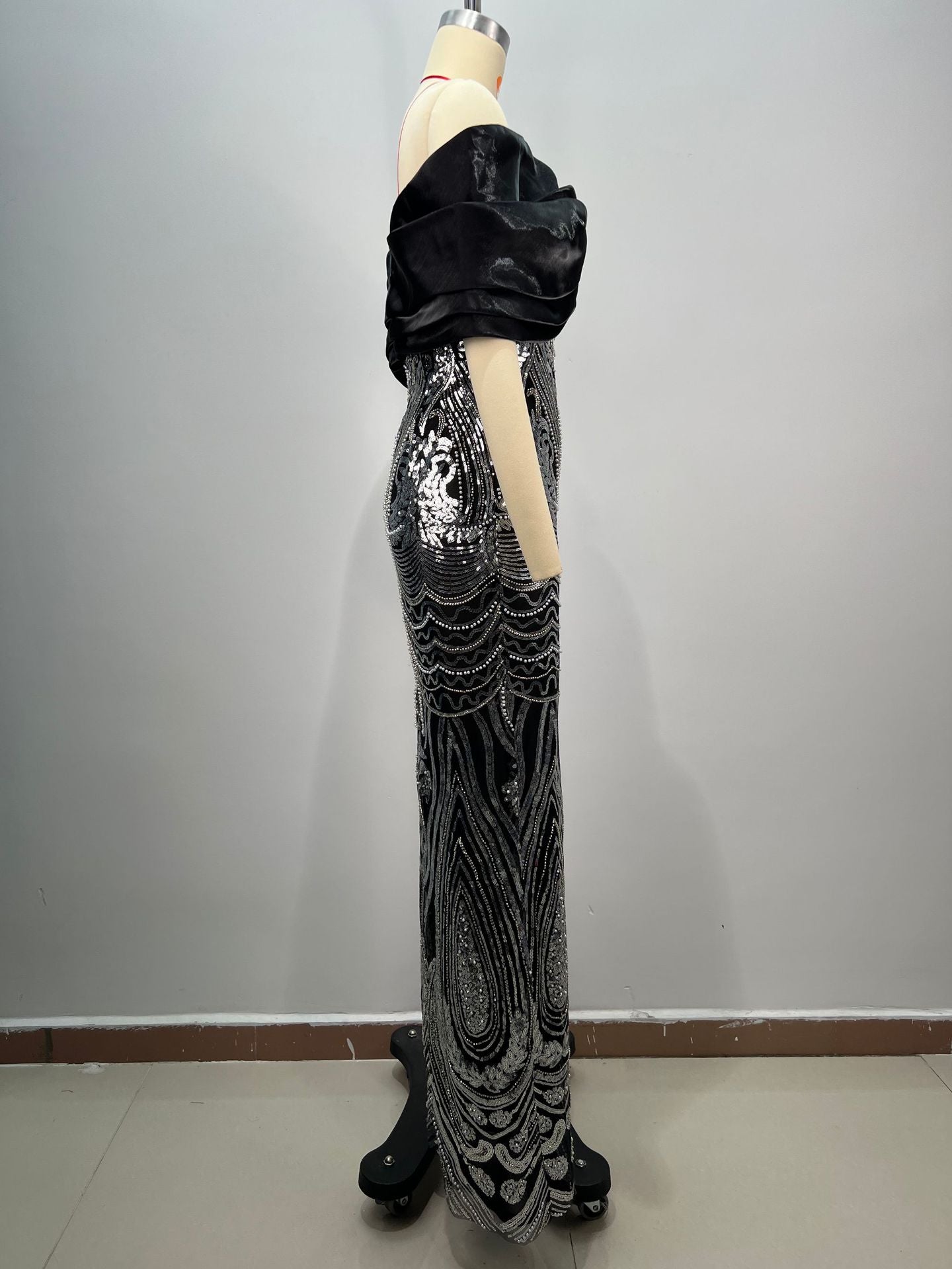 Women Embroidered Formal Party Evening Dress 5