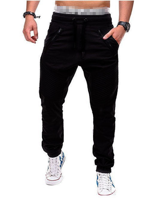Men's Casual Tether Elastic Sport Zip Pant 9