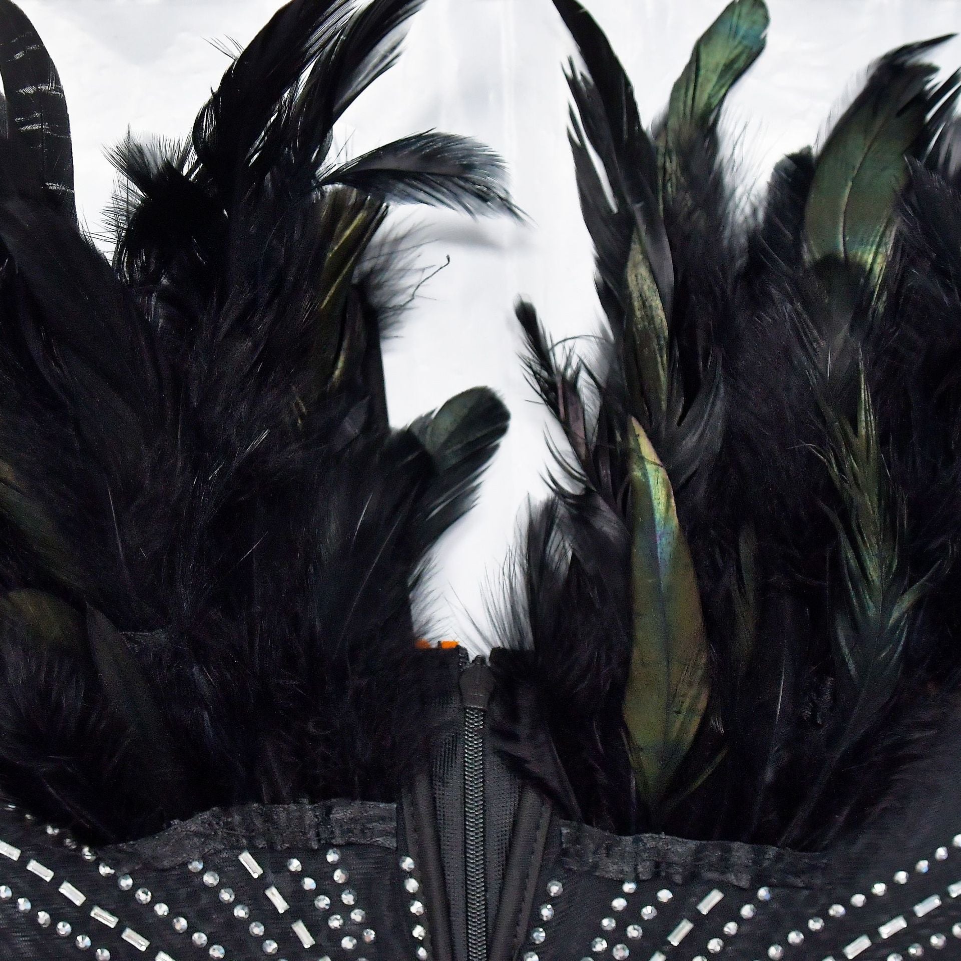 Women Solid Sexy Mesh Beaded Jumpsuit 26