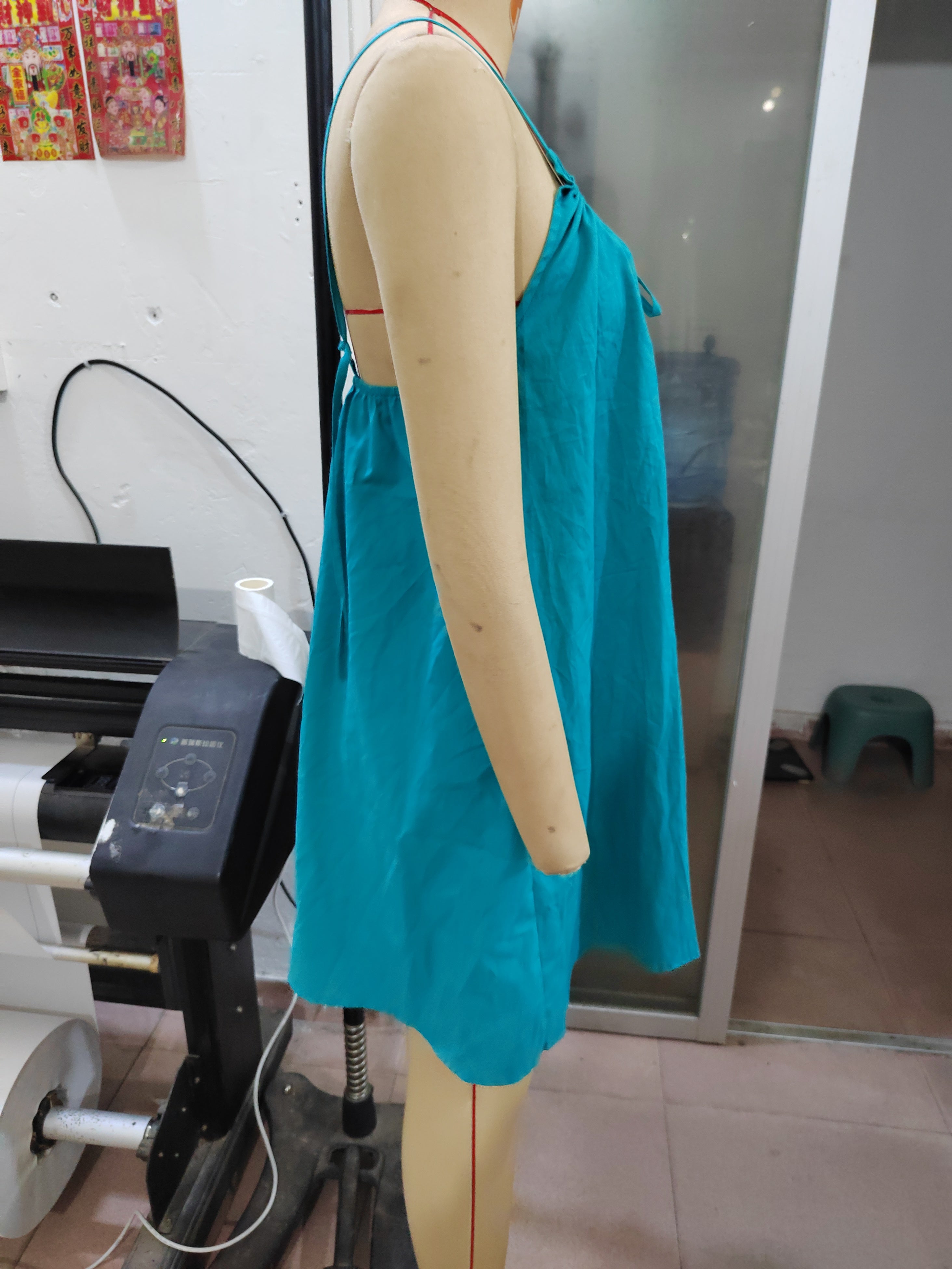 Women suspender buckle dress 7