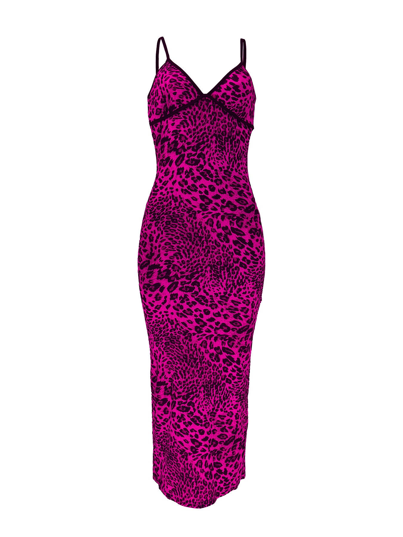 Women Summer Casual Leopard Dress 19