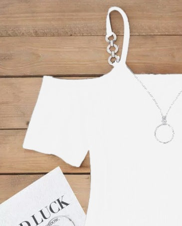 Women Fall and Winter V-neck Short Sleeve Solid Metal Slit Dress 14