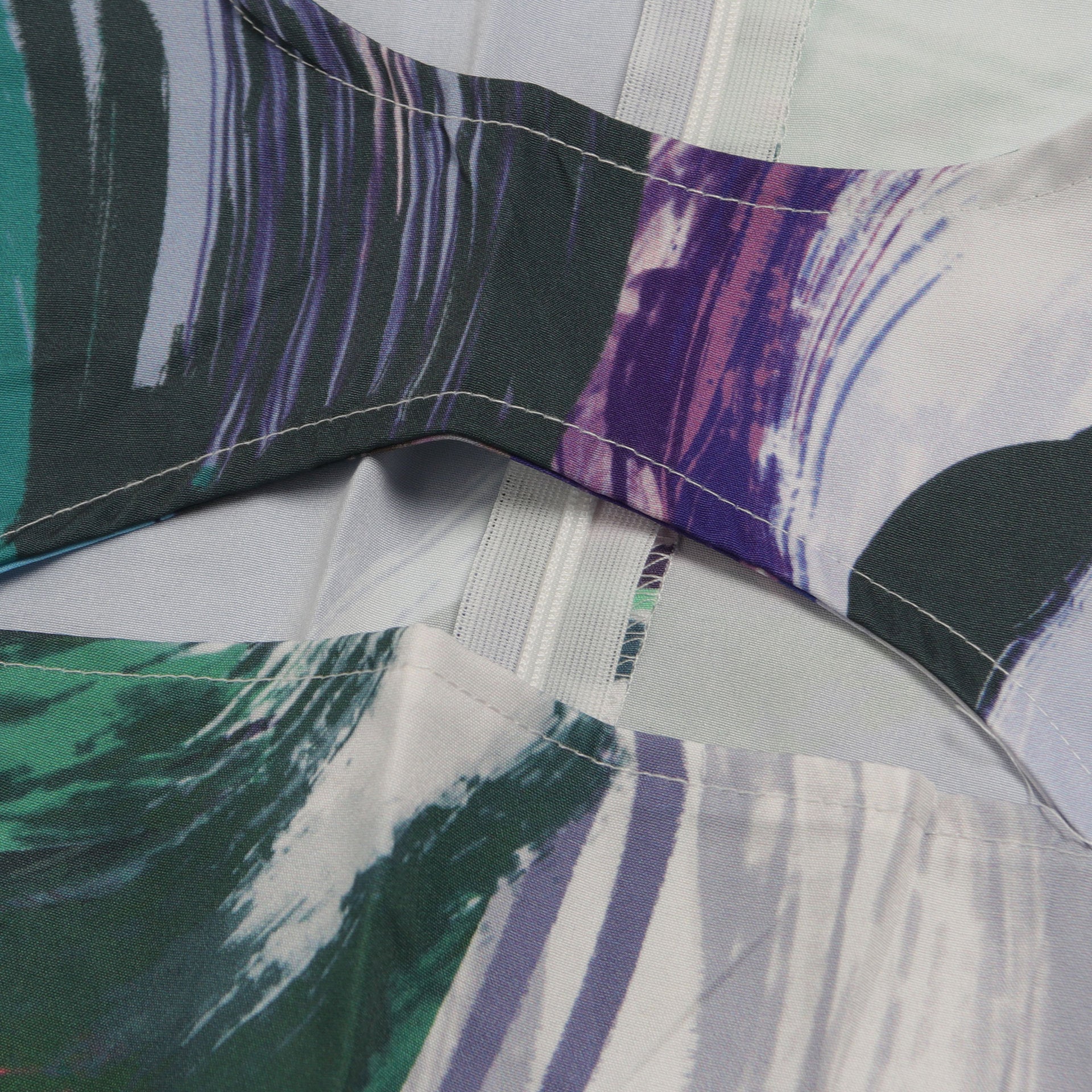 Fashion Sexy Slim Fit Hollow Printed Patchwork Sleeveless A-Line Dress 17