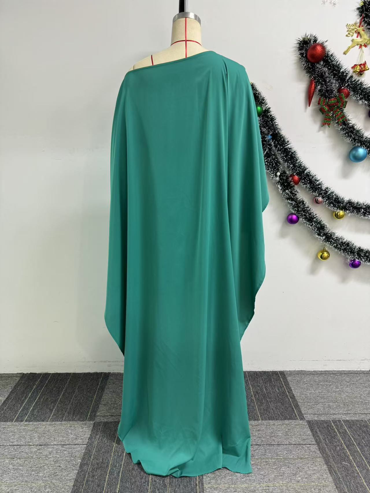 Women Solid Slash Shoulder Wide Leg Jumpsuit 5