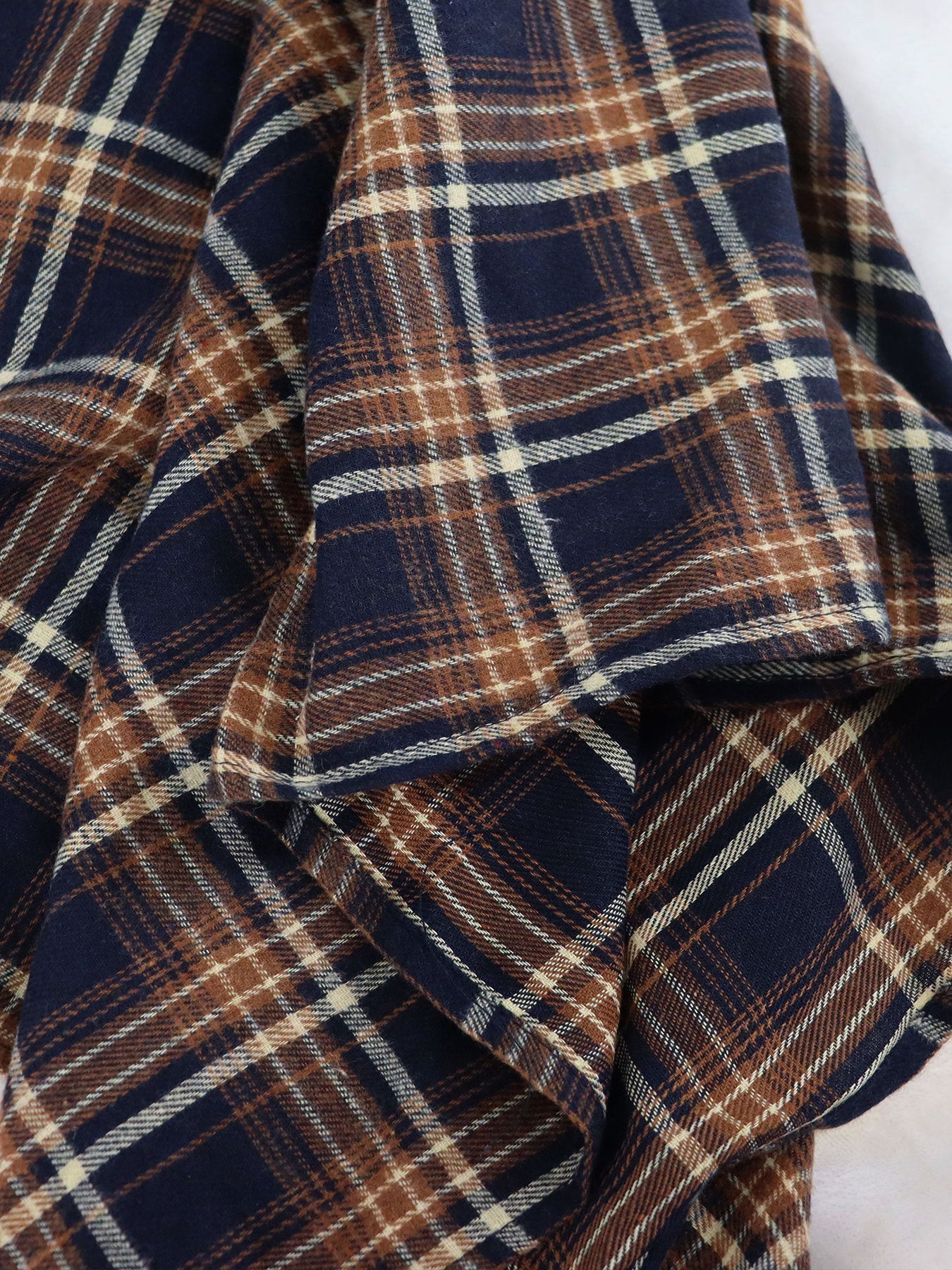 High-Waist Patchwork Asymmetrical Plaid Skirt 11