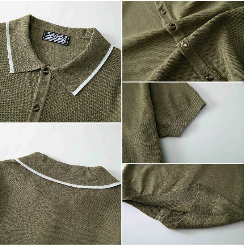 Men's Summer Short-sleeved Polo T-shirt 13