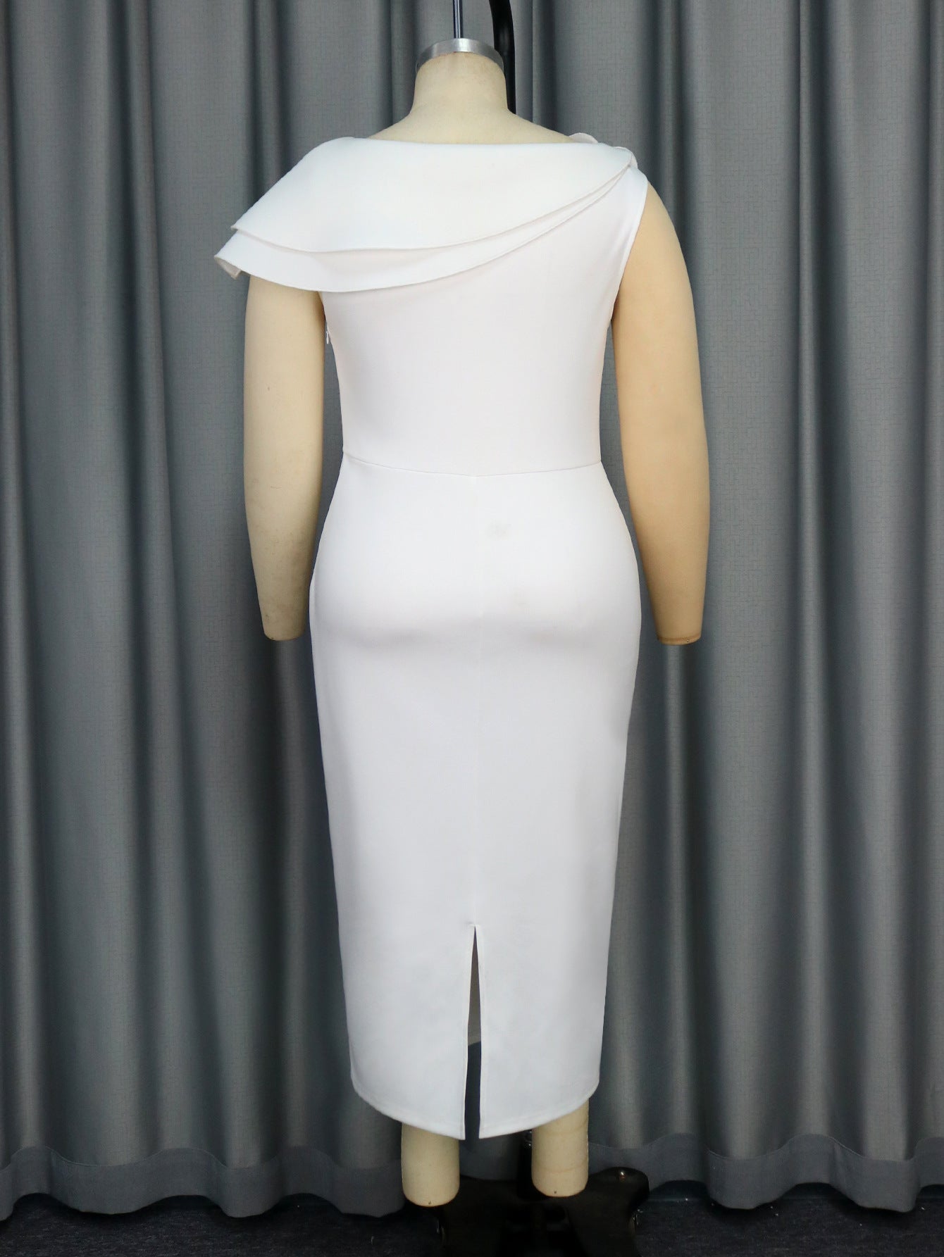 Women Formal Party Round Neck Sleeveless Floral Dress 6