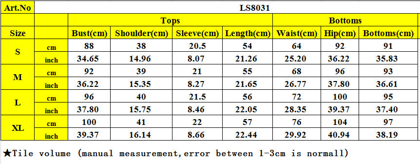 Women Spring Printed Short Sleeve Top and Pants Two Piece Set 6