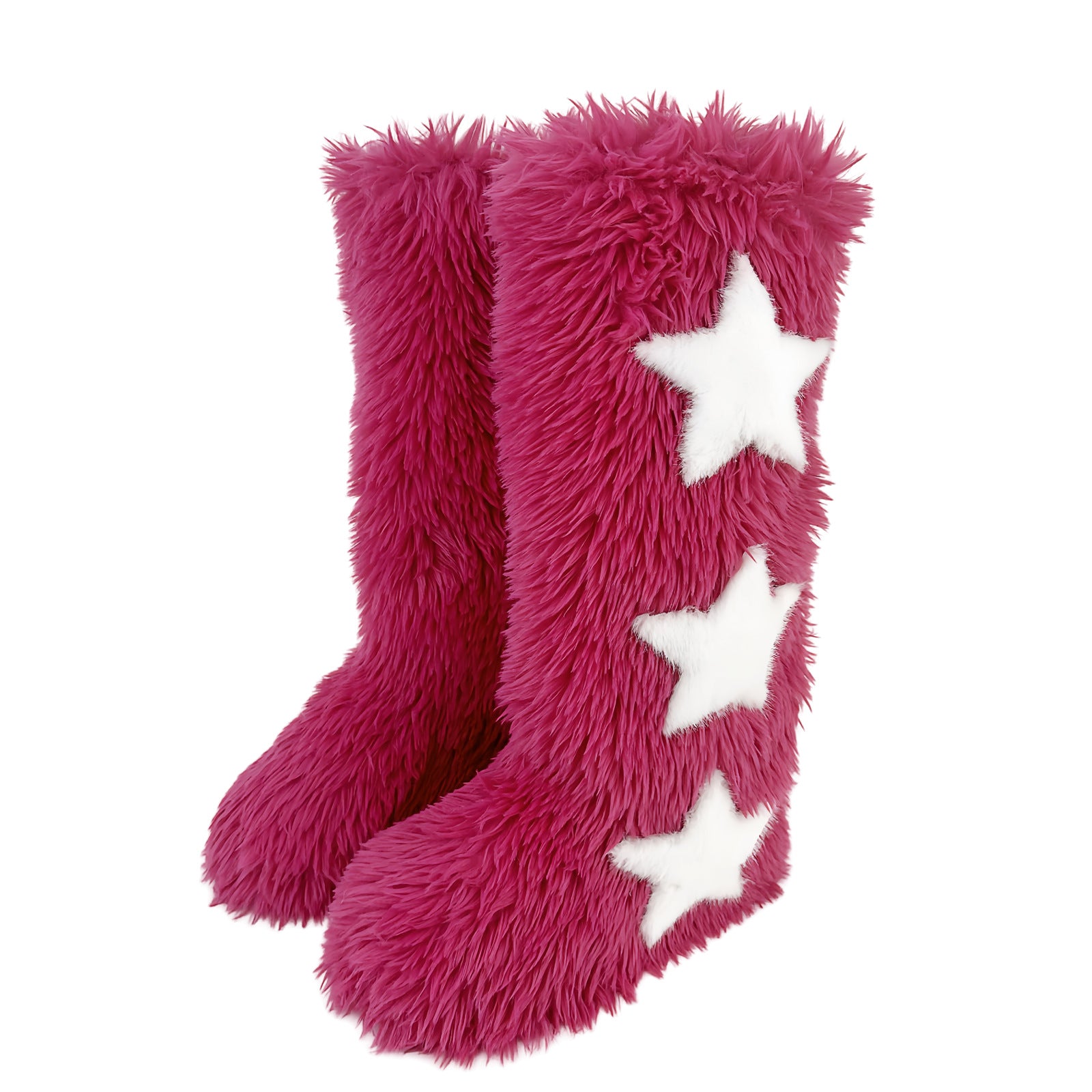 Long-Tube Fur Boots Women's Winter High-Tube Snow Boots 7