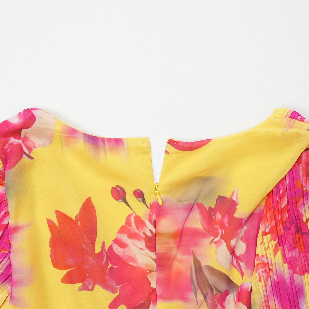 Plus Size  African Women's Floral Print Long Dress 17