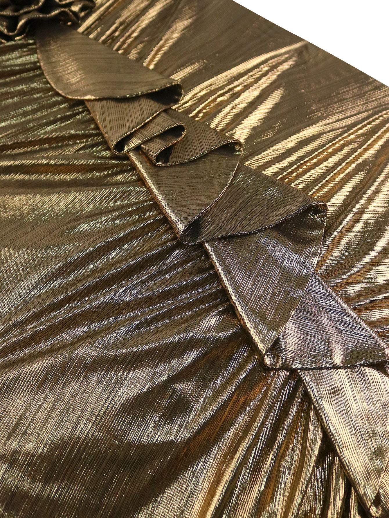 Summer Strapless Gold Party Dress Low-Back Sexy Chic Bodycon Dress 12