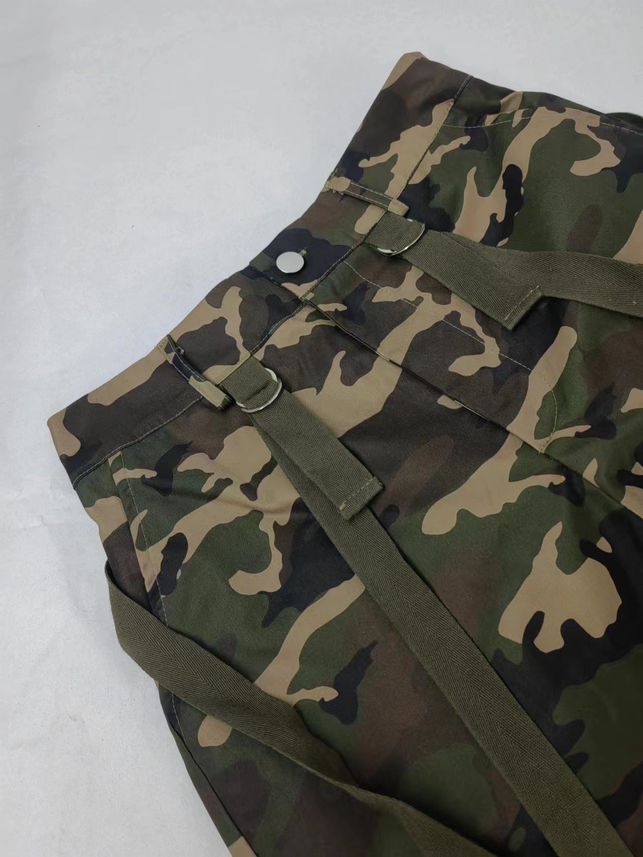 Street Fashion Camo Instep Cargo Pants 13