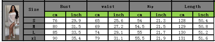 Women's Spring Summer Autumn Off Shoulder Long Sleeve Tight Fitting Mesh Slit Sexy Dress 4