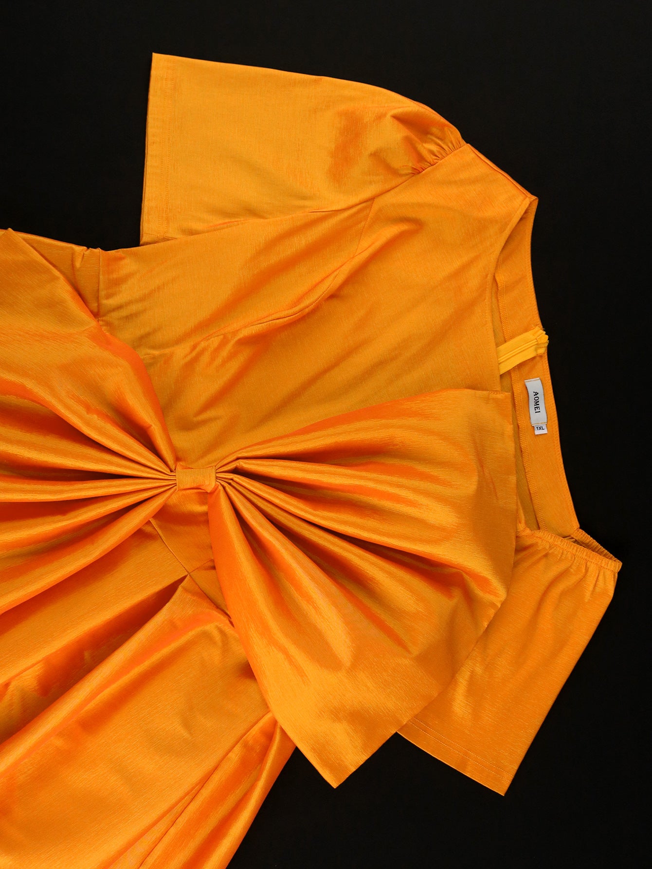 Women Spring Slash Shoulder Off Shoulder Party Bow Dress 6