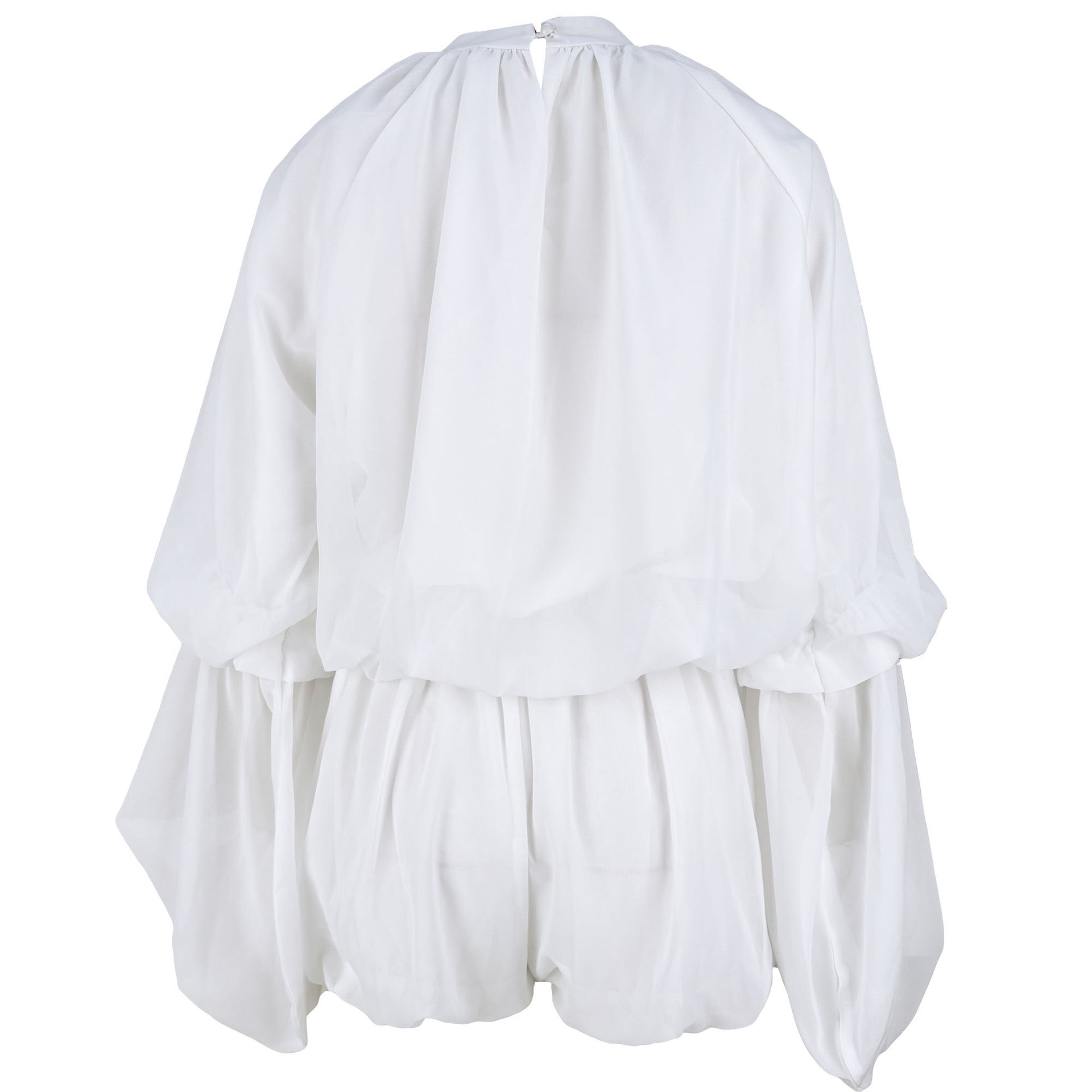 Women's Casual Solid Color Shorts & Round Neck Lantern Sleeve Top Two-Piece Set 21