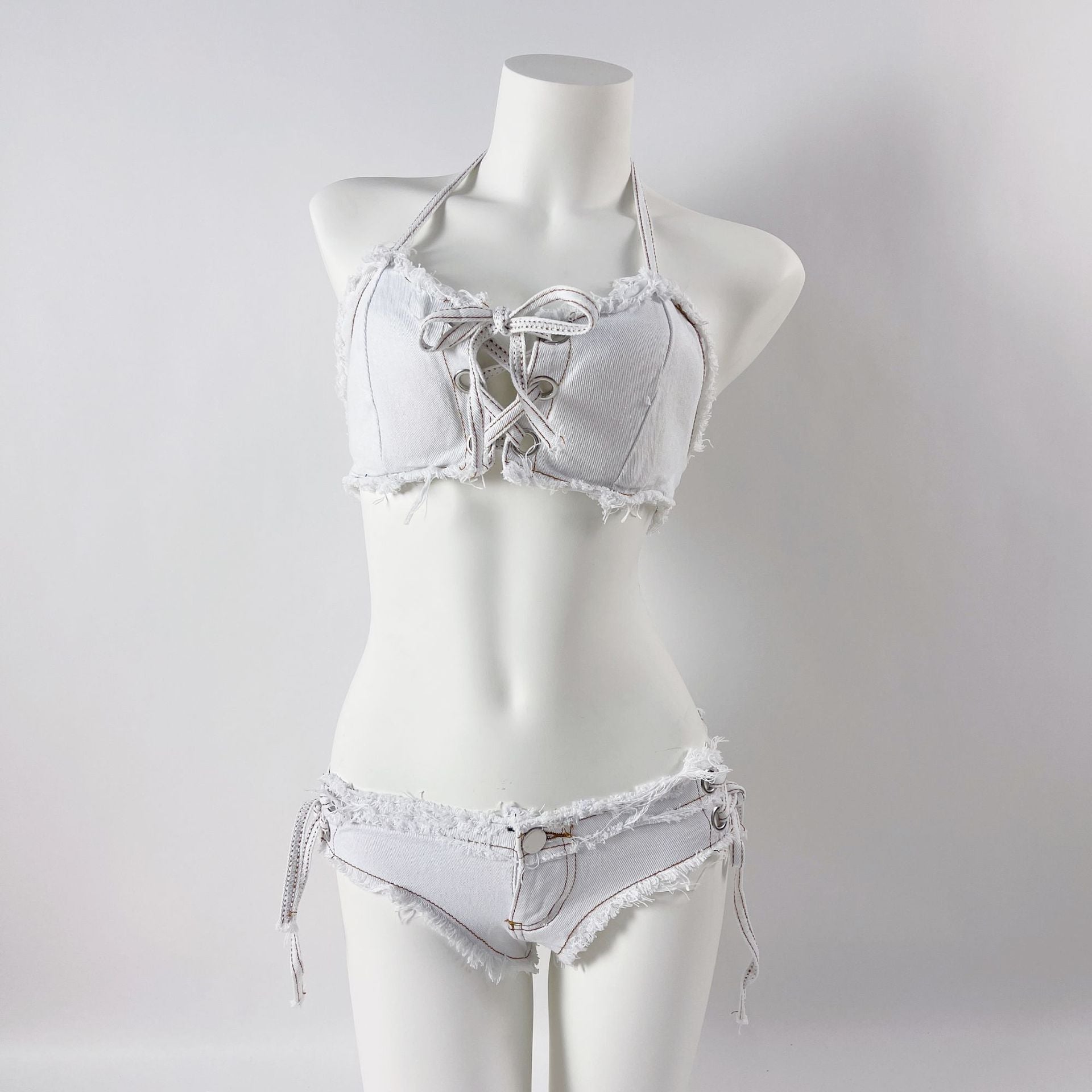 sexy night club denim bikini 103