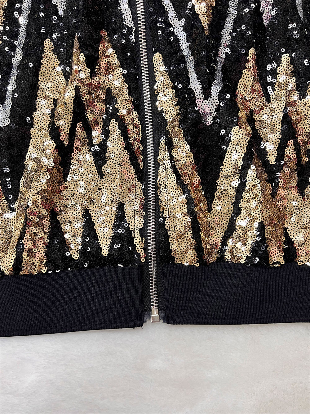 Fashionable Spring And Autumn Long-Sleeved Trendy Women's Sequined Jackets 10