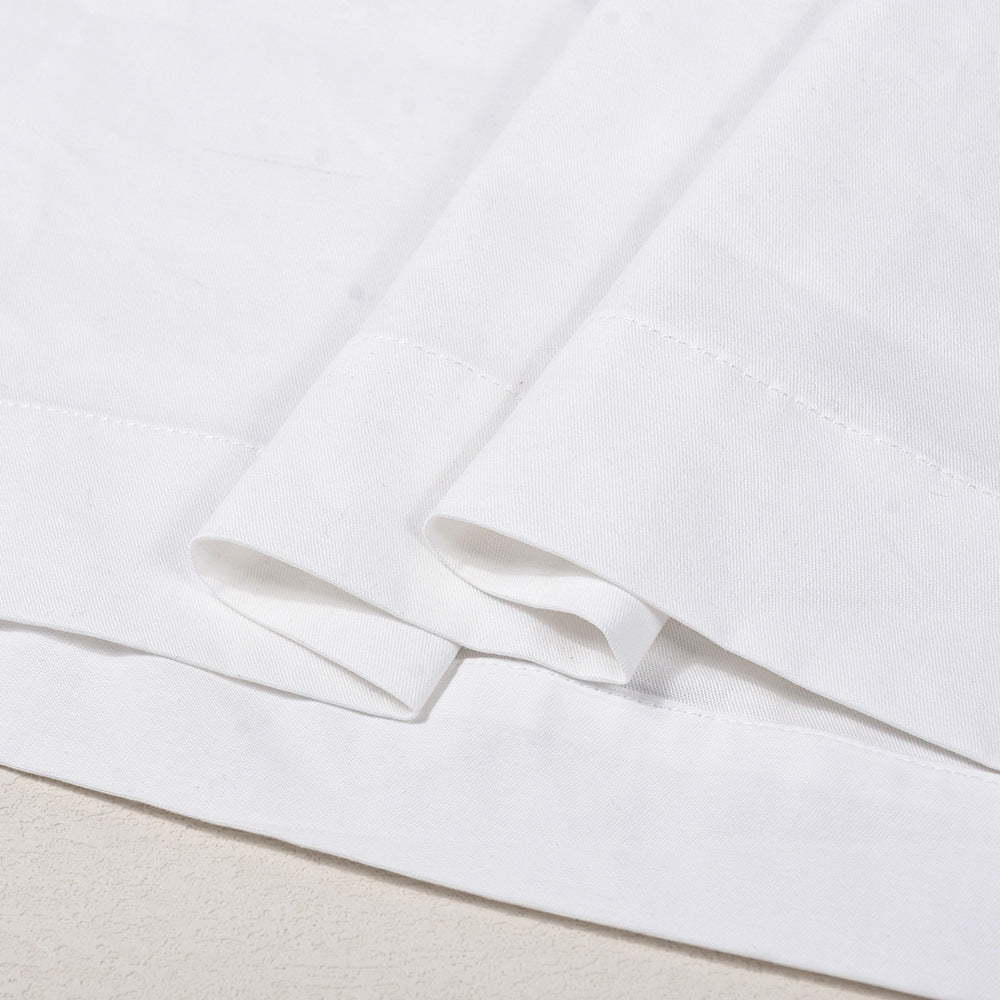 Summer Loose Zipper Printed Stand Collar Short-Sleeved Dress For Women 10