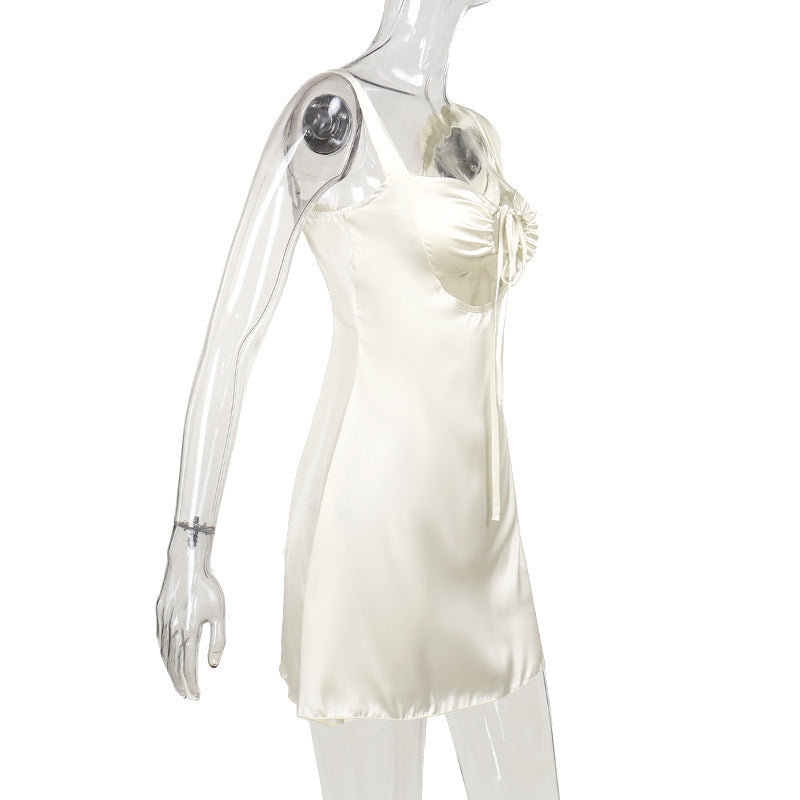 Women Sexy Lace-Up Dress 6